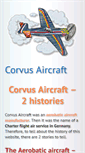 Mobile Screenshot of corvus-aircraft.com